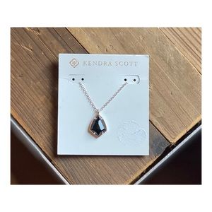 Kendra Scott • “Cory” Necklace • Black Pendant